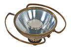 original american depression era fully functional wilmot castle bronze metal interior hospital operating room examination light or lamp with opposed handles and tempered glass lens
