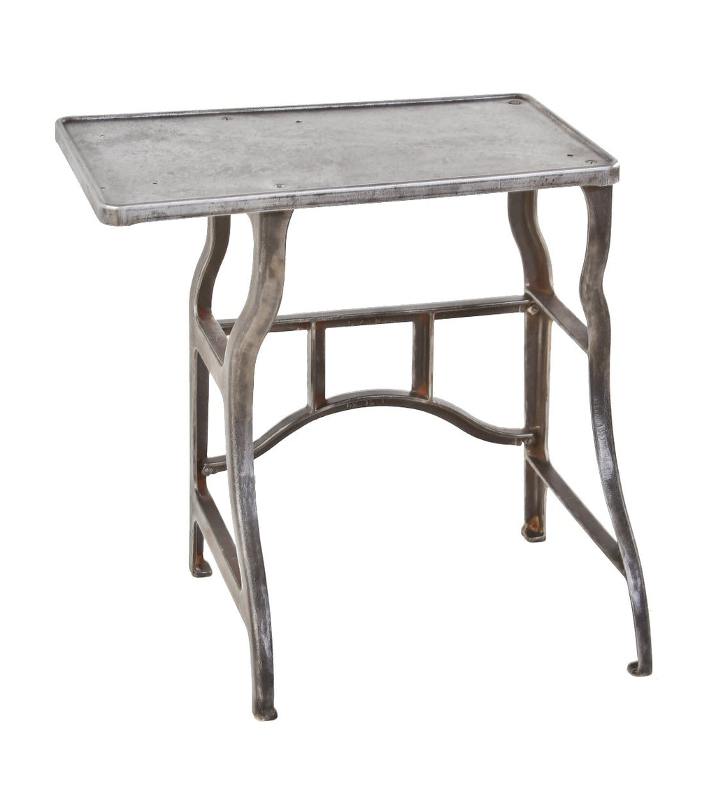 original c. 1920's american industrial refinished cast iron and steel stationary factory office addressograph machine base