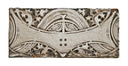historically important late 19th or early 20th century original exterior white glazed terra cotta schlesinger & mayer department store building stringcourse panel