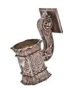 original late 19th century antique american ornamental cast iron copper-plated office building elevator signal lantern by winslow brothers