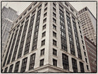 single antique american exterior northwestern railroad (extant) commercial or office building black painted cast iron neoclassical style corbel