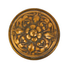 "mura" pattern interior residential c. 1900's wrought brass banded rim passage size chicago apartment building dome-shaped doorknob