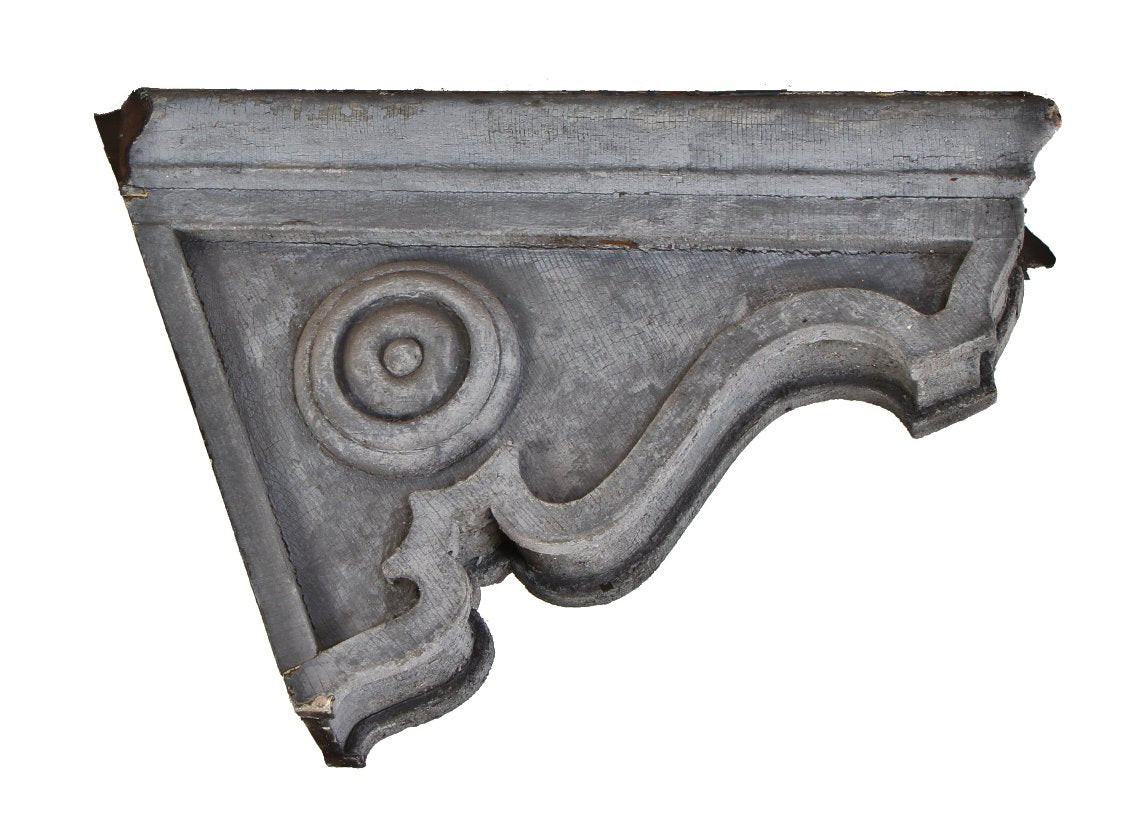 oversized c. 1855 all original and largely intact antique american italianate style exterior john kent russell residential painted pine wood bracket or corbel