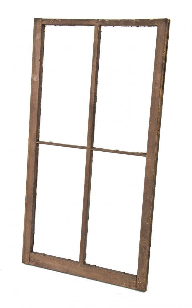 all original c. 1855 pre-fire chicago refinished white pine wood exterior residential two-over-two single-hung john kent russell house sash window with wood dowels