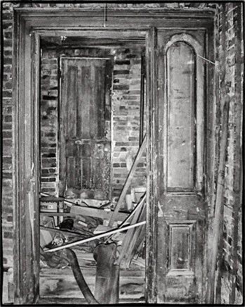 massive c. 1855 old growth yellow pine heavily notched john kent russell residential balloon frame wood sill plate with a lightly sanded finish and mortised end