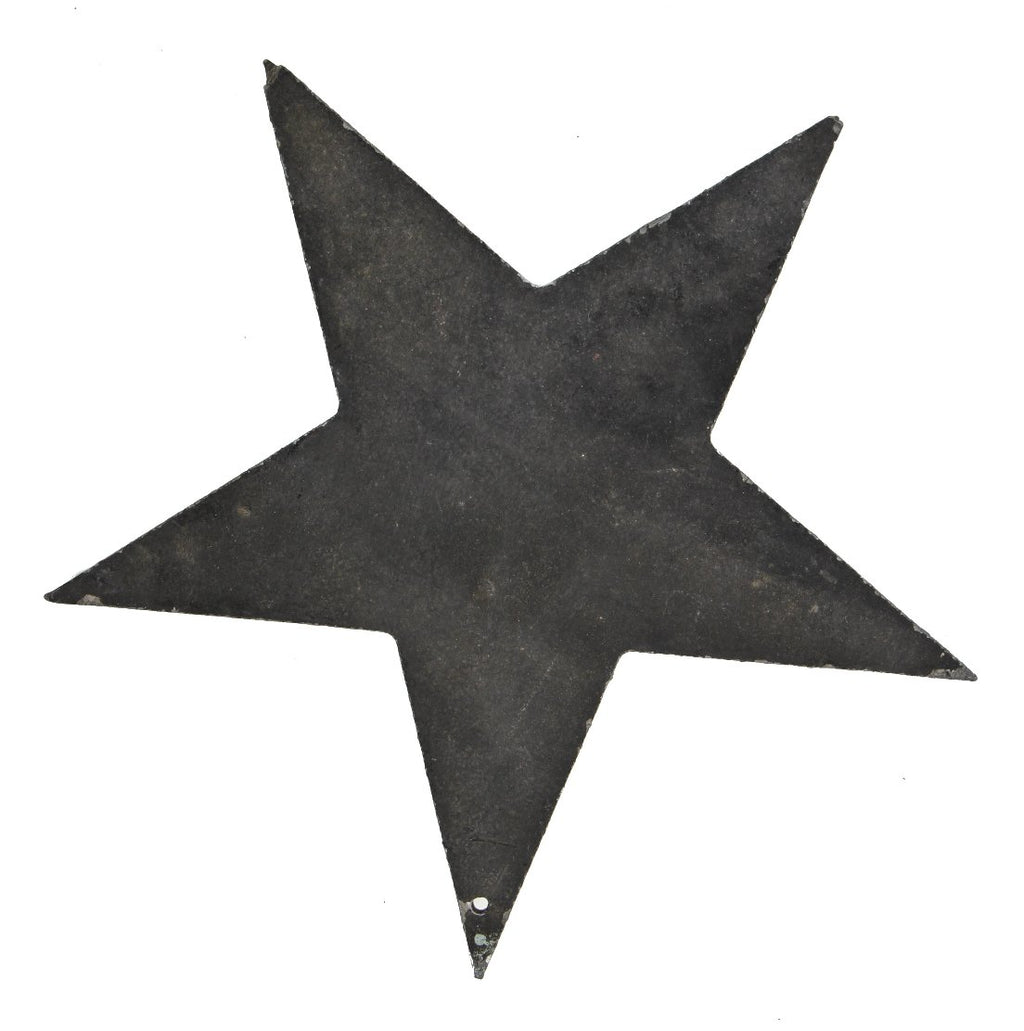 c. 1930's american depression era single-sided cast aluminum chicago theater marquee typographical "asterisk" symbol sign with original black enameled finish