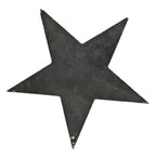 c. 1930's american depression era single-sided cast aluminum chicago theater marquee typographical "asterisk" symbol sign with original black enameled finish