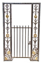remarkable c. 1936 museum-quality third national bank building interior lobby complete art deco style steel-framed bank teller cage with fully functional hinged door