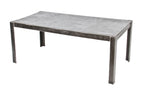 refinished c. 1940's original american industrial heavy duty stationary all-welded joint solid angled steel four-legged repurposed coffee table with sanded top deck