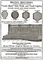 single refinished c. 1870's diminutive antique american industrial city of chicago sidewalk vault lens repurposed paperweight or coaster with single glass lens
