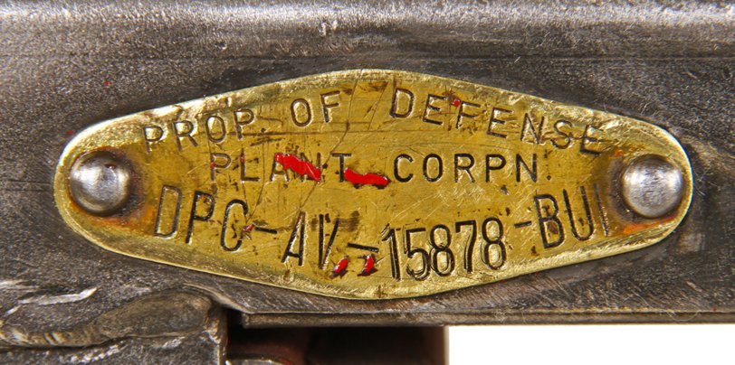 c 1940's one of two refinished original welded joint american vintage industrial "department of defense" four-legged stationary tables