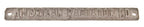 early 20th century original single-sided cast iron "american radiator company" commercial building basement boiler name plaque with opposed mounting holes