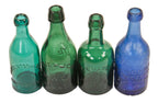 mid-nineteenth century single original and intact privy dug emerald green porter style pontiled bottle manufactured for e.c. ware