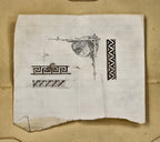 heavily detailed and visually distinctive 19th century american odin j. oyen penciled notebook drawing on loose leaf paper