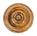 completely intact and original mid-19th chicago hand-carved john kent russell residential italianate style gable bracket rondel or rosette comprised of white pine with original painted finish