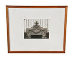 rare all original c. 1906 framed gelatin-silver photographic print of louis sullivan-designed interior ornamental terra cotta from the national farmers owatonna bank