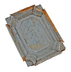 original and unrestored single mid-19th century american john kent russell residence exterior or entrance door surround panel with concave corners
