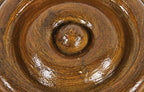 original lightly cleaned and sealed c. 1855 john kent russell house italianate style corbel or bracket turned white pine wood rosette with original paint left intact