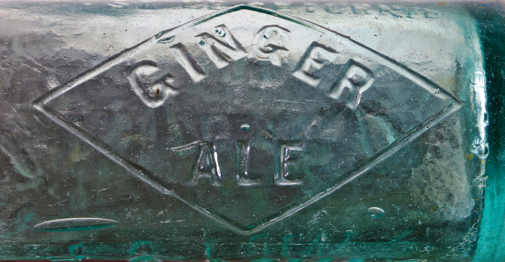 rare original antique c. 1873-1880 century blue aqua hutchinson style blob top glass soda bottle manufactured for john a. lomax in chicago, il