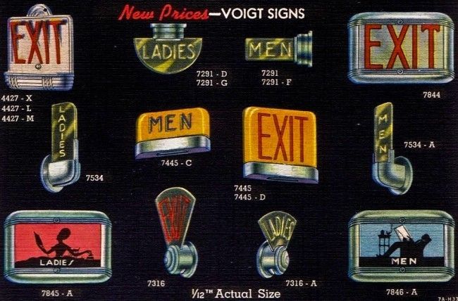 exceptionally rare american depression-era reverse-painted polychromed interior theater men pictorial sign