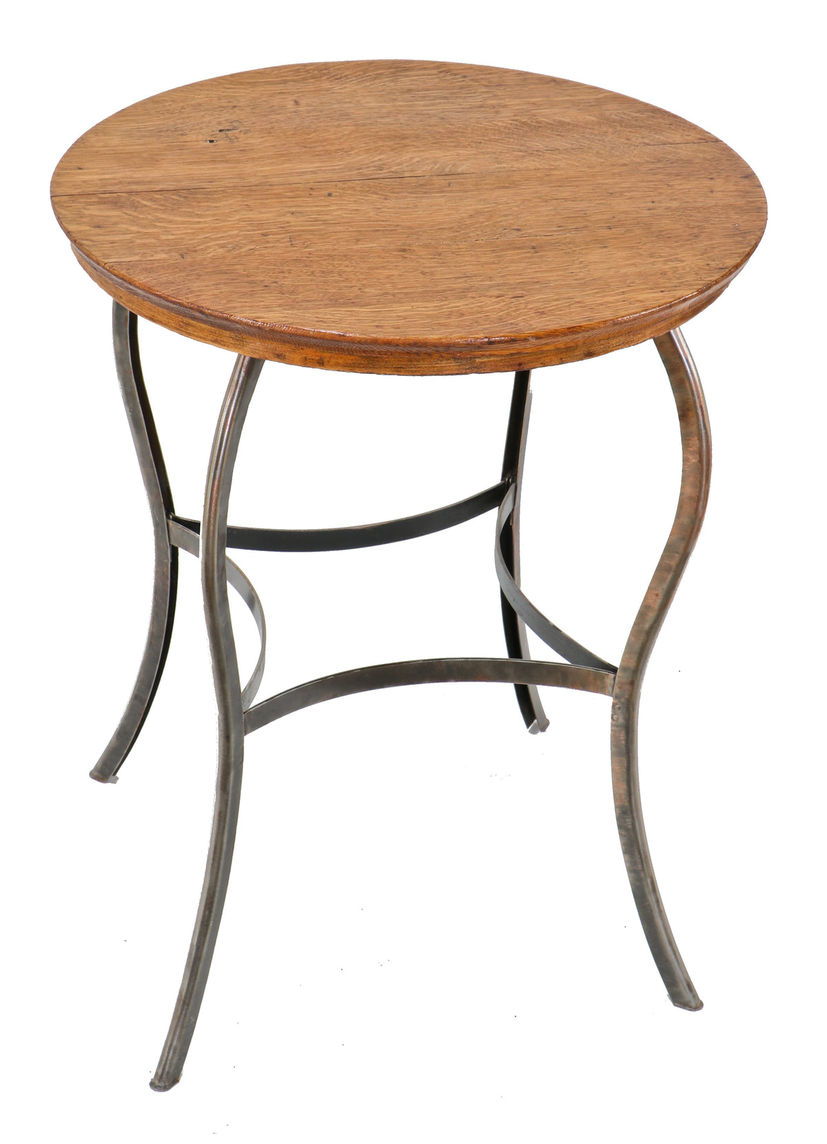 sought after original early 20th century antique american industrial oxidized copper-plated pressed and formed steel toledo soda fountain table