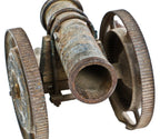 unusual and early 20th century one-of-a-kind antique american folk art civil war howitzer "cannon" comprised of salvaged household pipe fittings