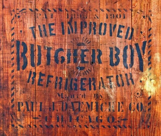 matching set of original "new old stock" 1880s antique american salvaged chicago nickel-plated bronze ice box door hinges