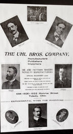 seldom found all original early 20th century american industrial model "no. 621" pressed and formed oxidized copper steel double-spider machine shop revolving stool