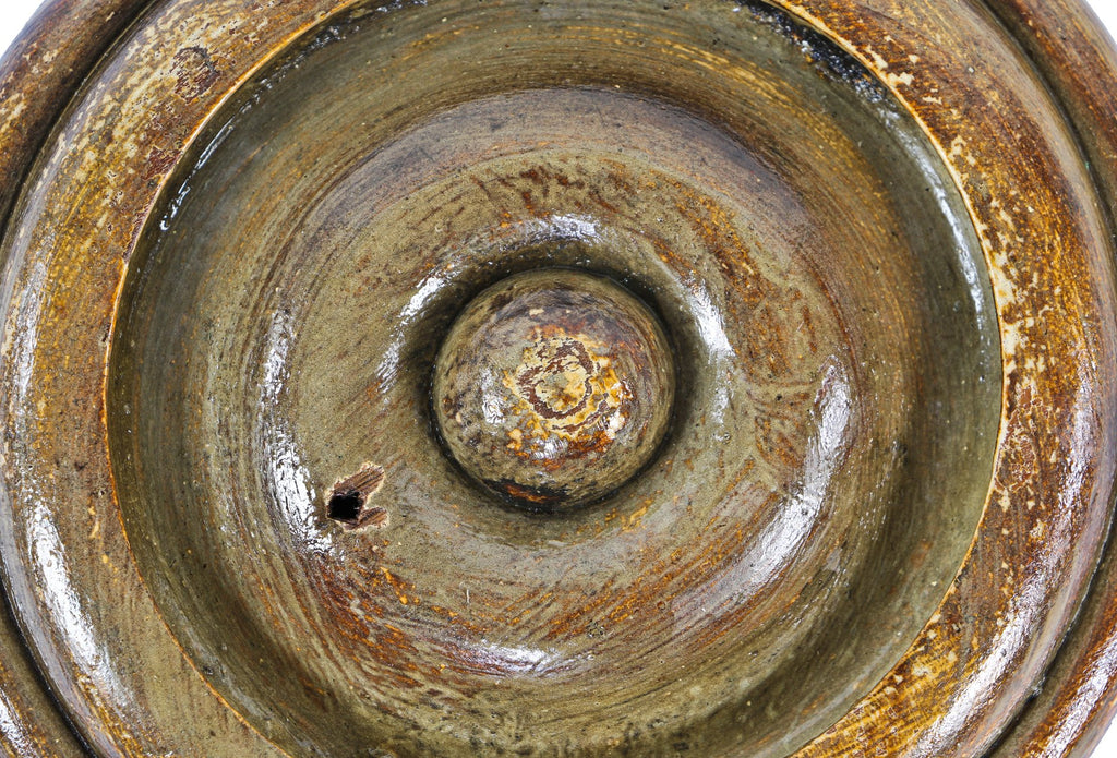 elaborate lightly cleaned and sealed c. 1855 john kent russell house painted yellow pine wood exterior eave bracket corbel or rosette turned by foot-powered lathe