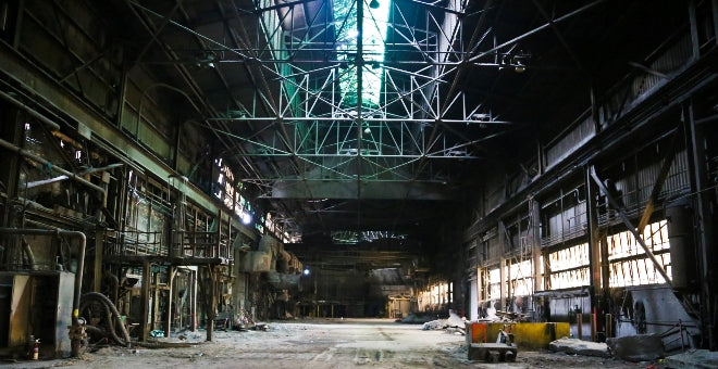 early 1930's antique american industrial 30-ton electric-powered "milwaukee crane" cast iron bridge or gantry crane manufacturer plaques salvaged from a prominent chicago foundry