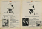 highly sought after c. 1929 profusely illustrated "uhl art steel" product or industrial furniture catalog with distinctive textured softbound cover