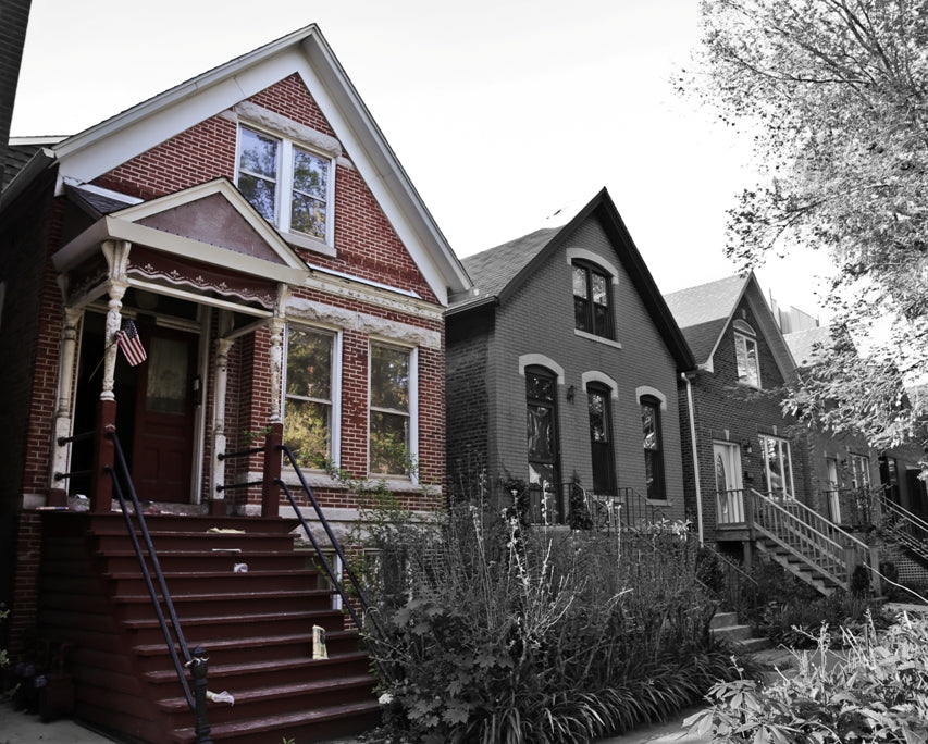 single 19th century antique american victorian era freestanding black enameled exterior salvaged chicago cottage cast iron newel post