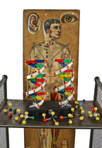 original c. 1960's vintage medical school classroom demonstration model depicting a three dimensional double helical structure of a nucleic acid complex