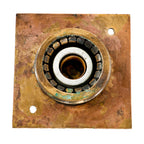 early 20th century original salvaged new york city subway flush mount ceiling or possibly pendant bare bulb incandescent light fixture with intact socket