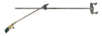 one of two nearly identical early 20th century antique american industrial o.c. white fully adjustable wall-mounted double-arm articulating light fixtures with hubbell shade