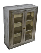 single american medical robust and compact c. 1940's stationary hospital examination room fully enclosed "allsteel" cabinet with original stainless steel detachable shelves