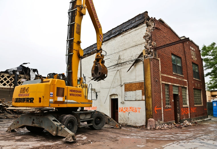 original c. 1918 american prairie school exterior chicago building facade white glazed "stock" terra cotta block with centrally located diamond and allover crazing