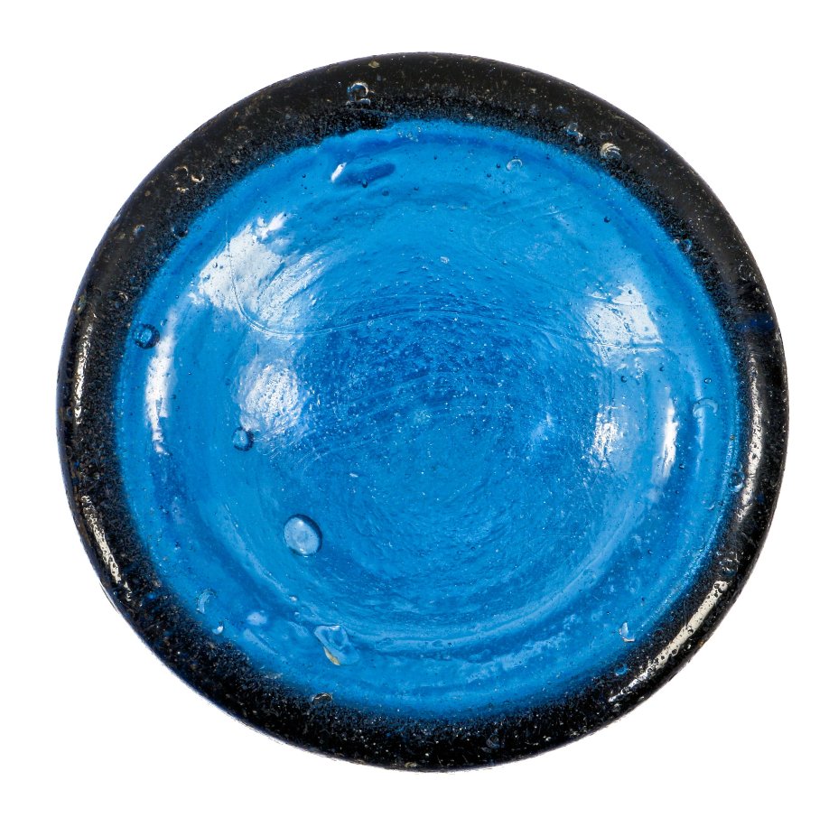 rare early 1850's antebellum period cobalt blue glass privy dug chicago iron-pontiled "celebrated mineral water" soda bottle with long neck and single ring applied lip