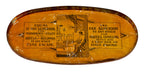 original and remarkably rare late 19th century american industrial "kingsbury" hotel room emergency fire escape portable device with original lithographed tin canister