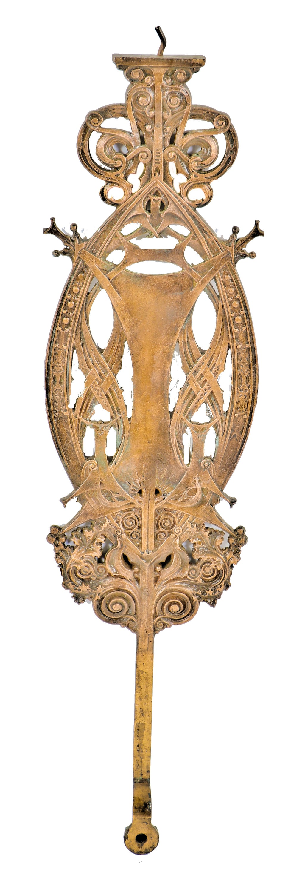 highly sought after and historically important interior 19th century american copper-plated cast iron louis h. sullivan-designed guaranty building staircase baluster