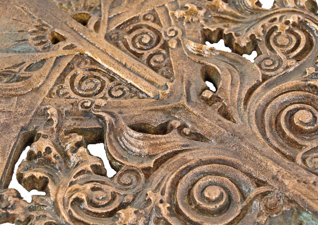 highly sought after and historically important interior 19th century american copper-plated cast iron louis h. sullivan-designed guaranty building staircase baluster