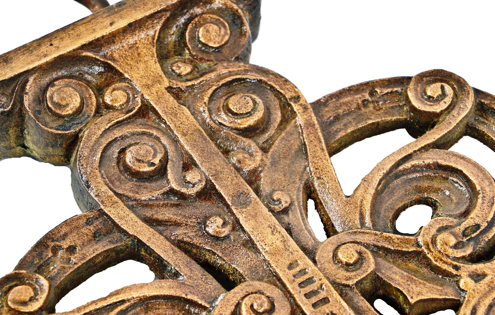 highly sought after and historically important interior 19th century american copper-plated cast iron louis h. sullivan-designed guaranty building staircase baluster