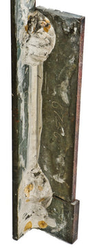 all original and completely intact 19th century american eastlake style marbleized slate interior residential fireplace mantle with richly colored polychromatic finish