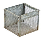 original late 1930's american industrial galvanized steel hoeltge brothers cook county hospital galvanized steel research laboratory animal cage