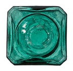 exceptional rare mid-nineteenth century oversized open-pontiled blue green glass willington cathedral pickle jar discovered in a new orleans privy pit