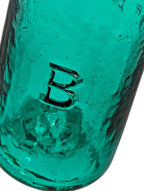 single all original and lightly cleaned c. 1846-1847 early american medium green iron-pontiled "dr. brown" soda or mineral water bottle likely dug in baltimore or new york city