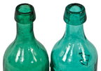 single all original and lightly cleaned c. 1846-1847 early american medium green iron-pontiled "dr. brown" soda or mineral water bottle likely dug in baltimore or new york city