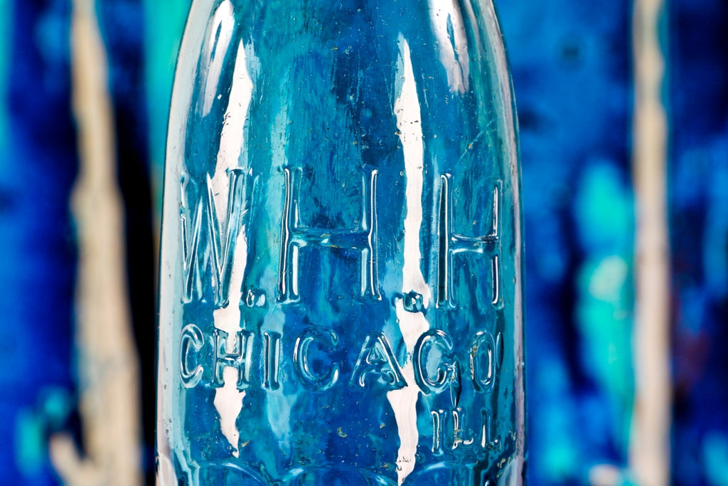 limited edition large-sized matted digital photographic print entitled "w.h.h." with black enameled professional custom-built wood frame and clear plate glass