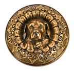 very rare and highly sought after 19th century antique american len blumin collection residential figural "doggie" doorknob with a nicely aged surface patina