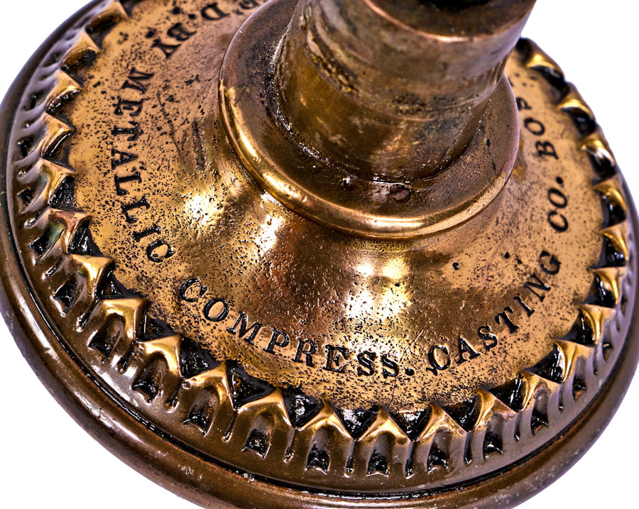 very rare and highly sought after 19th century antique american len blumin collection residential figural "doggie" doorknob with a nicely aged surface patina